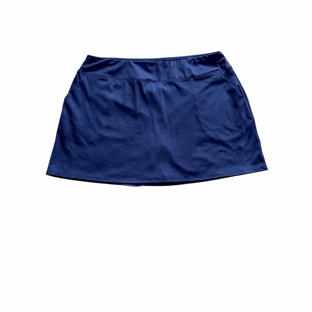 Tommy Bahama Skort Womens XL Blue Golf Athletic Stretch Skirt Shorts Active